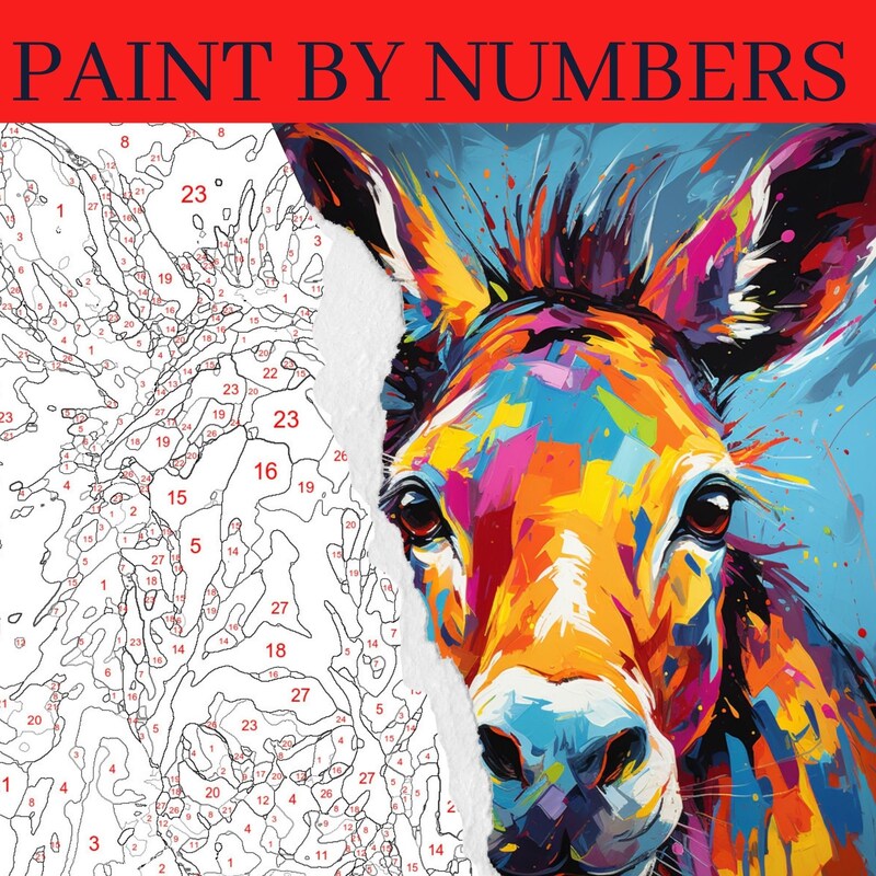 Paint by Number Kit - Etsy