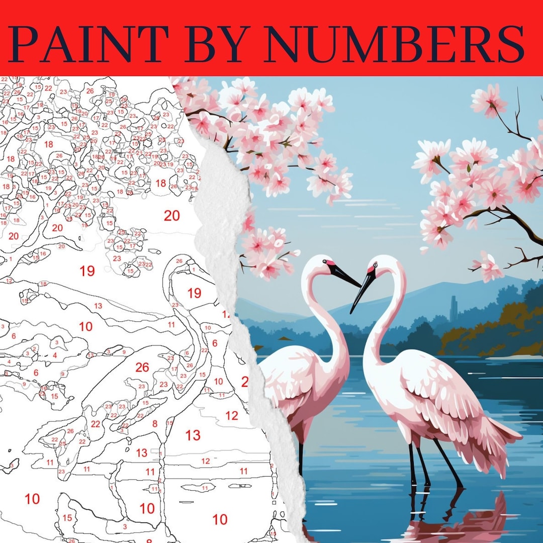 Malen Nach Zahlen Flamingo