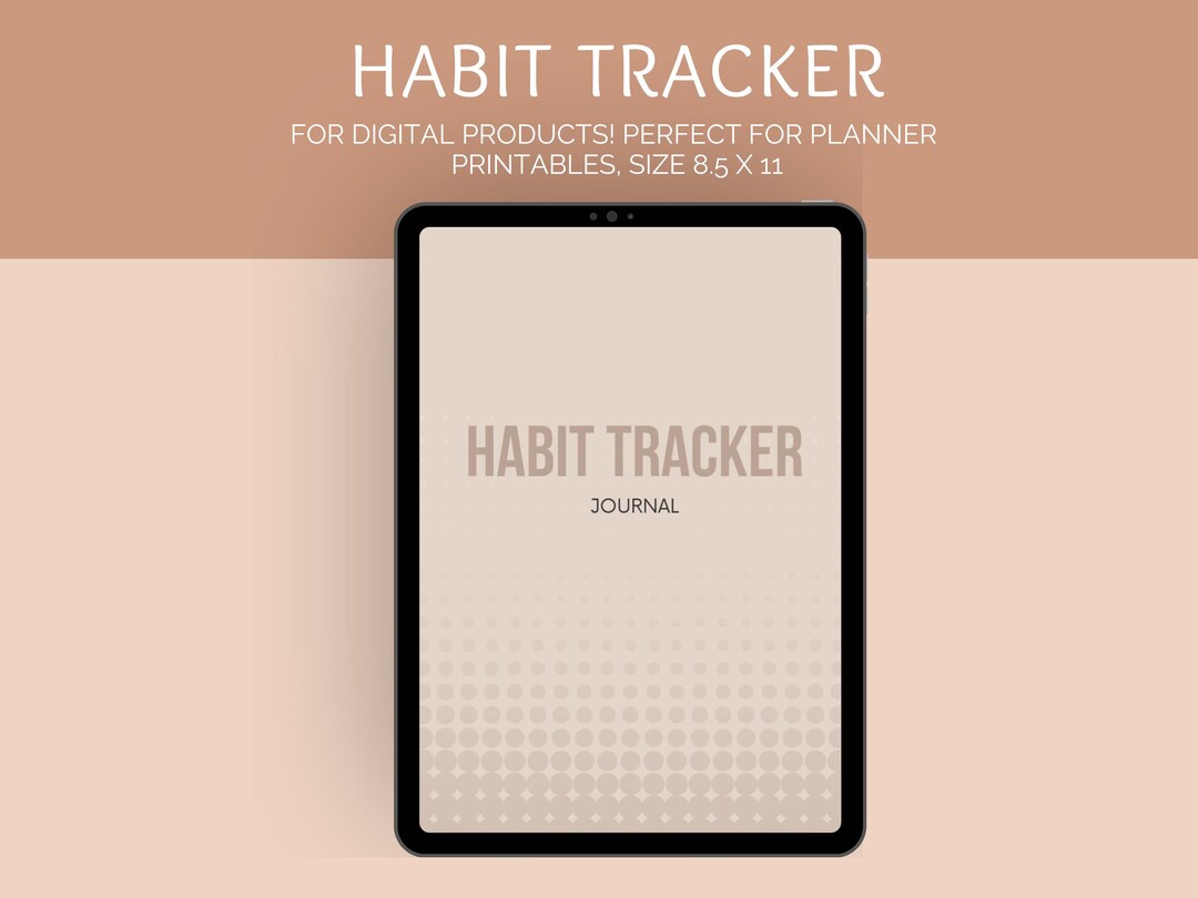 Habbit Racker Planner Habit Tracker Printable PDF | ADHD Friendly Habit Planner | Daily ...
