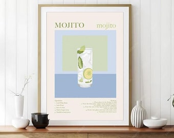 Mojito Wall Poster Print