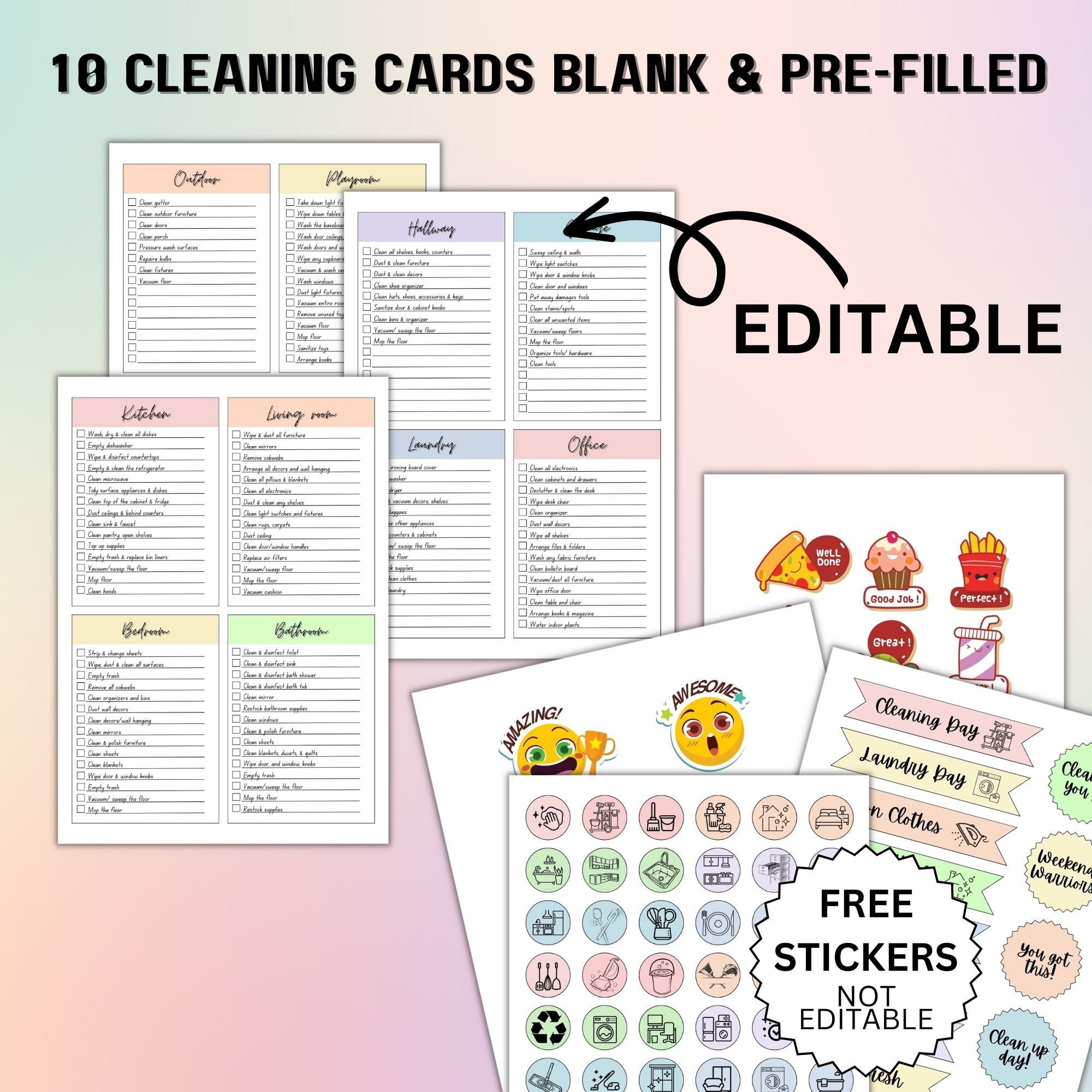 ultimate-cleaning-schedule-bundle-editable-cleaning-planner-bundle-a4