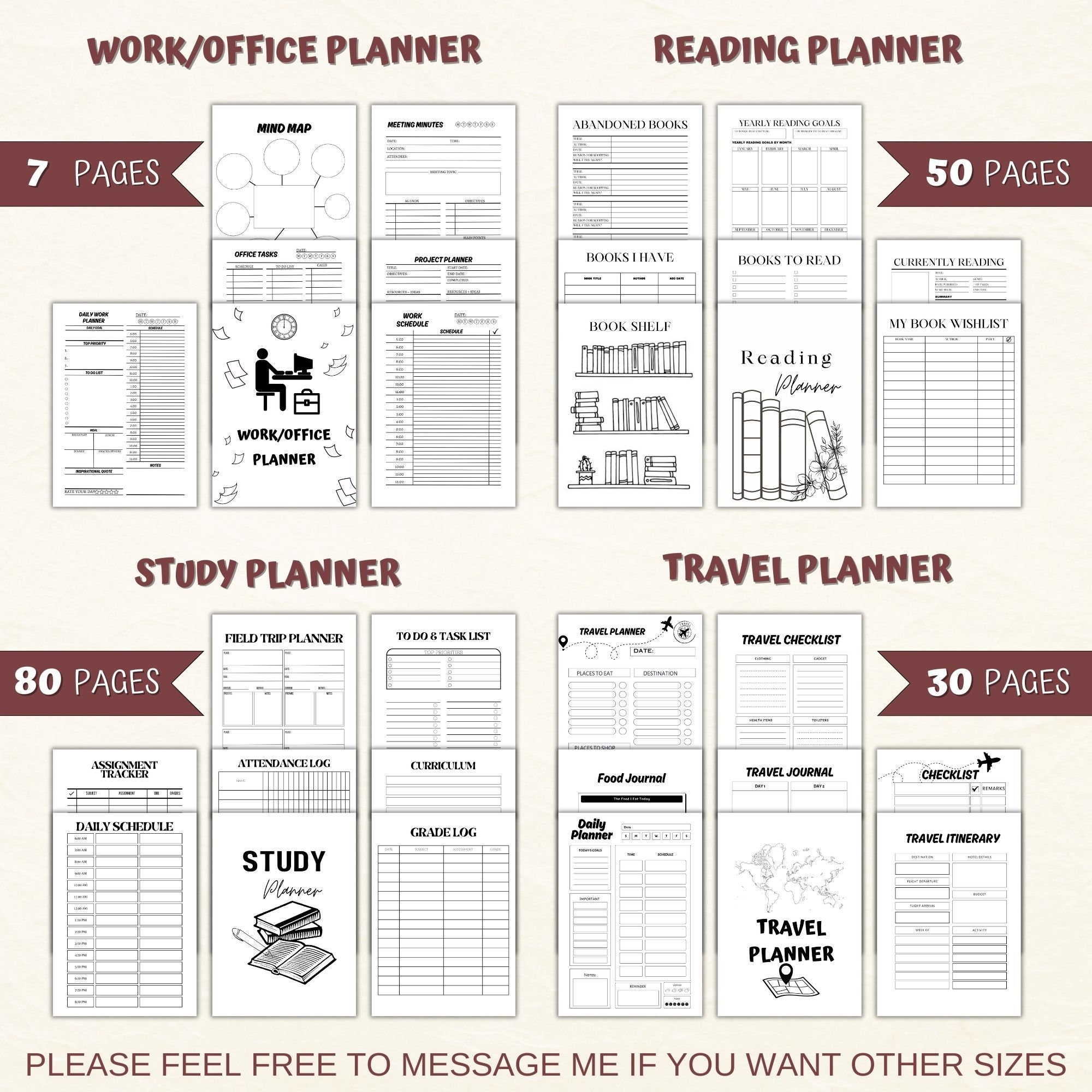 Mega Adhd Planner Bundle for Adults Printable A4,ultimate Life Planner ...