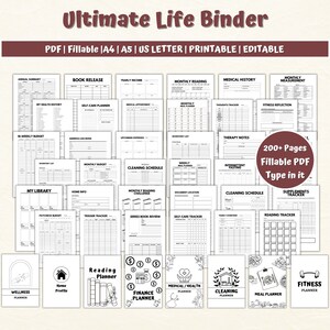 Life Binder, Household Planner, Productivity Planner, Household Budget, ADHD Planner, Family Planner, Household Management, Life Planner