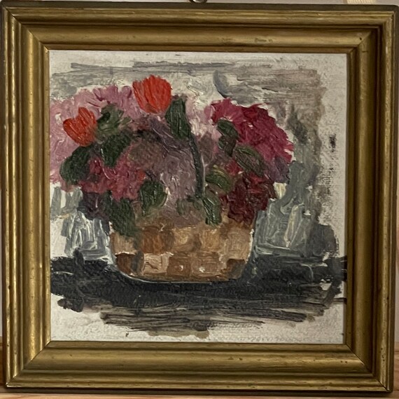 油絵「花のスケッチ」 油絵「花のスケッチ」