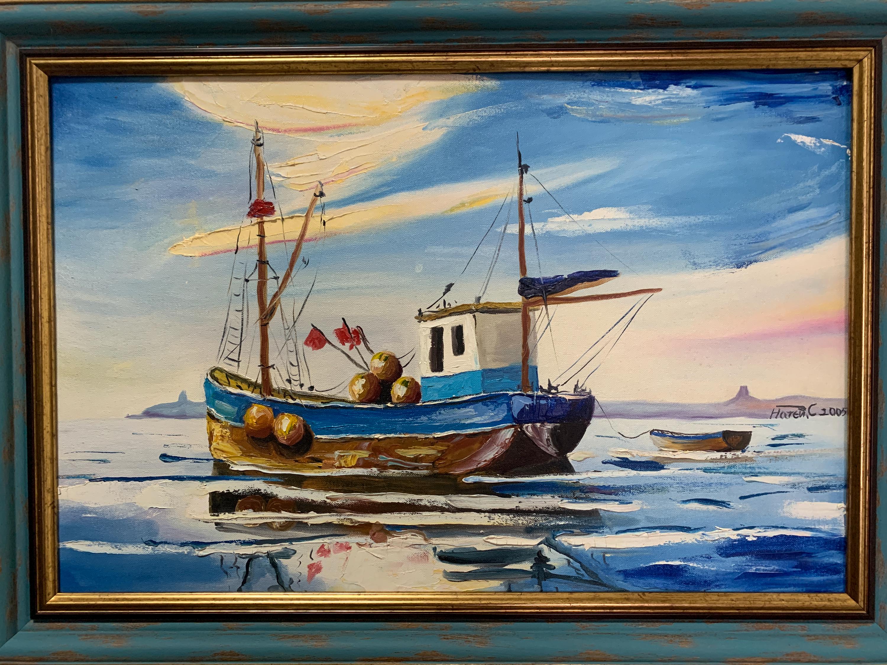 Bright Expressionism Oil Painting 