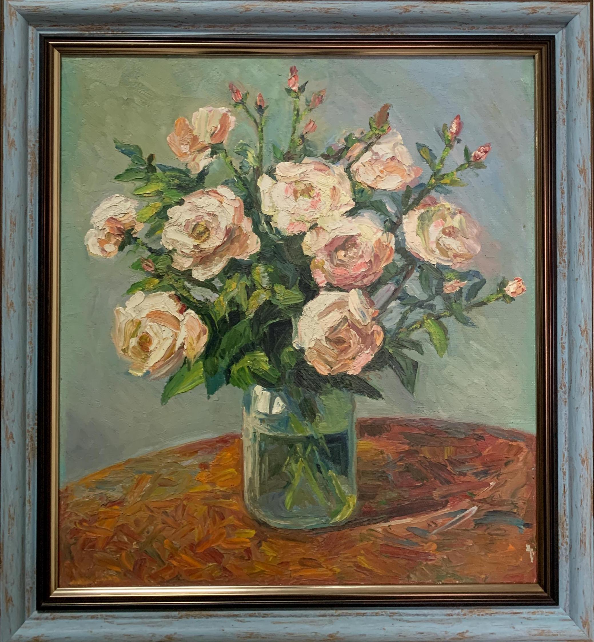 ヴァシリー・コンドラチュク、鮮やかな表現主義の絵画「若い牡丹