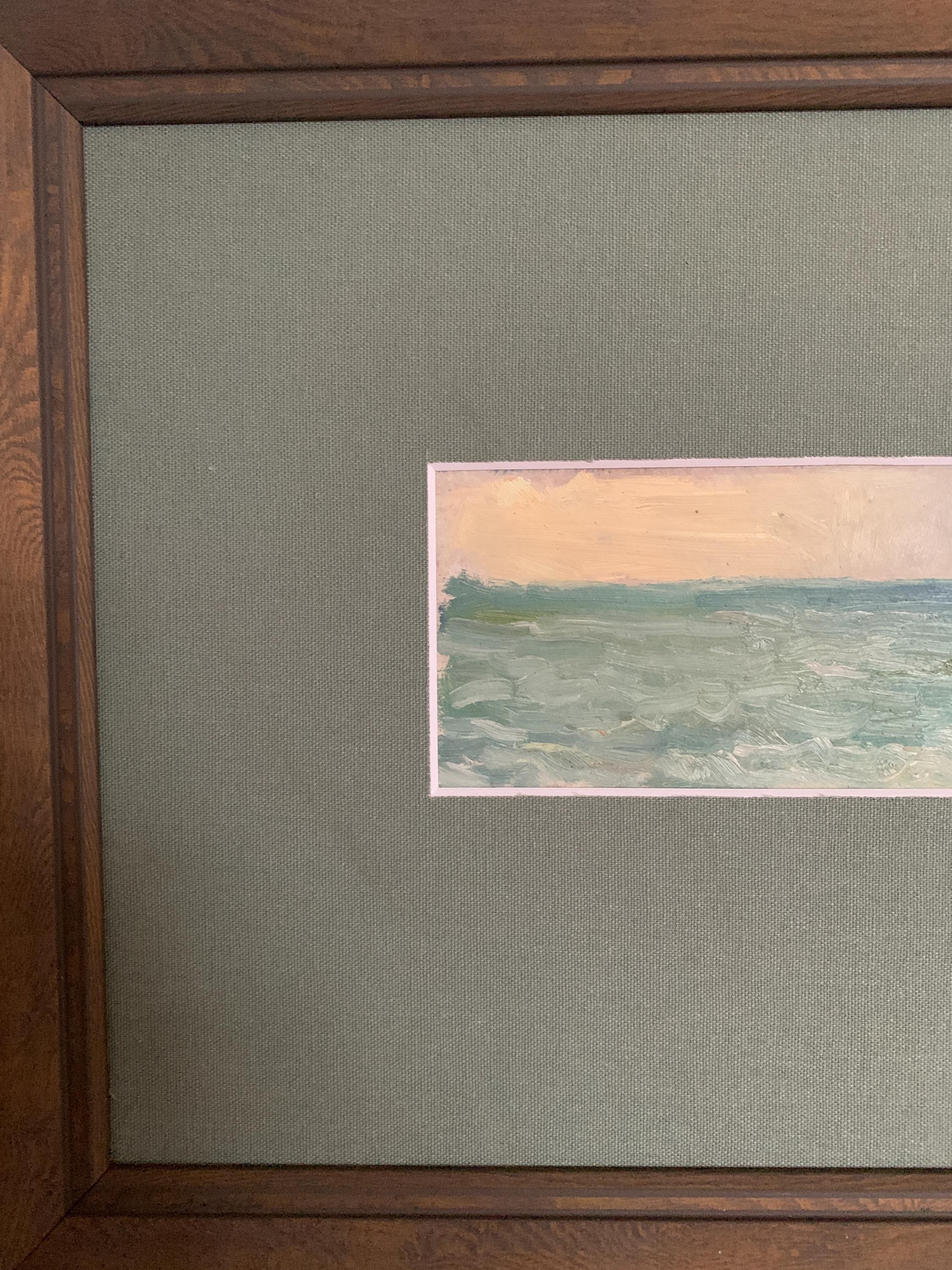 海景油絵、ヴィンテージウクライナ美術 - ガヴジンスキー・アルビン作