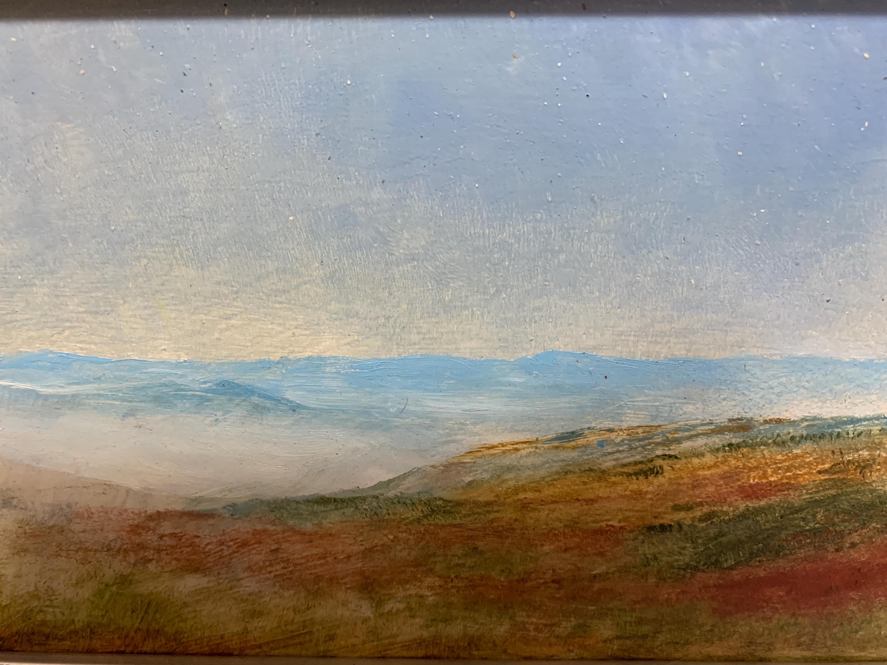 ブイロフ、鮮やかな表現主義の絵画「アゾフ草原の風景」オリジナルの
