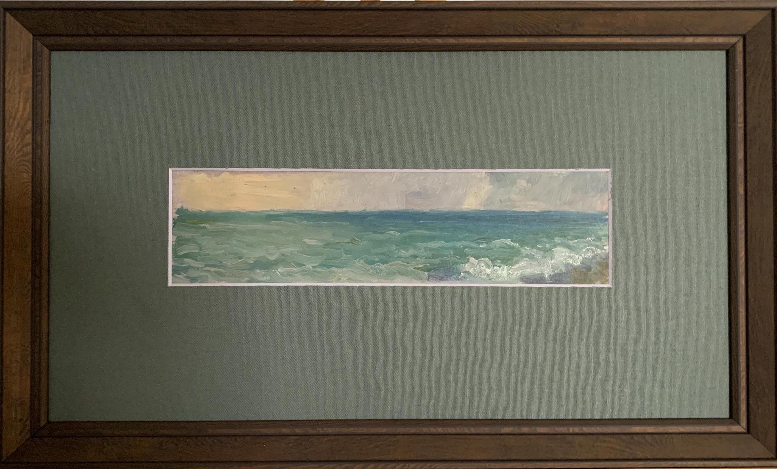 海景油絵、ヴィンテージウクライナ美術 - ガヴジンスキー・アルビン作