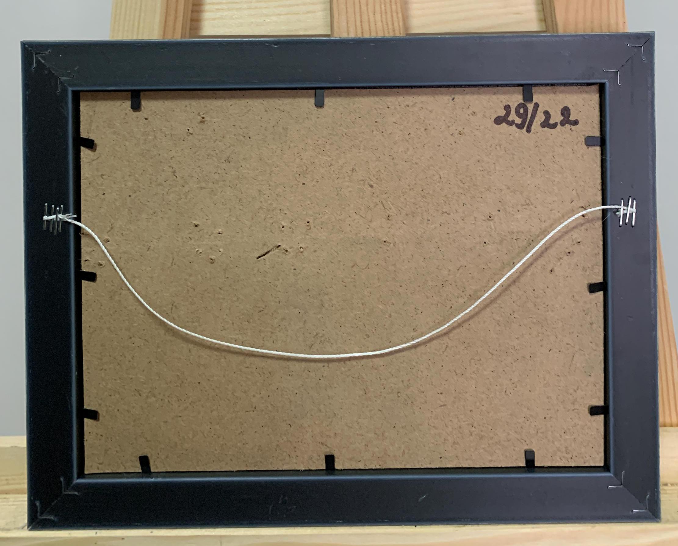 鮮やかな印象派の絵画「ウズベキスタンのアルイク山」オリジナルの