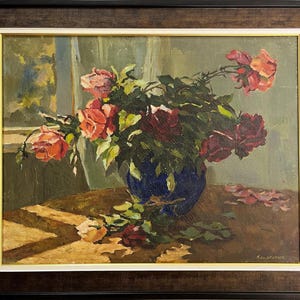 アンリ・ダンティ 油彩12号 欧州画 油彩画 花束 印象派風 アンリ・ルソー《花束》〜花嫁は太陽を抱いて - アートの聖書