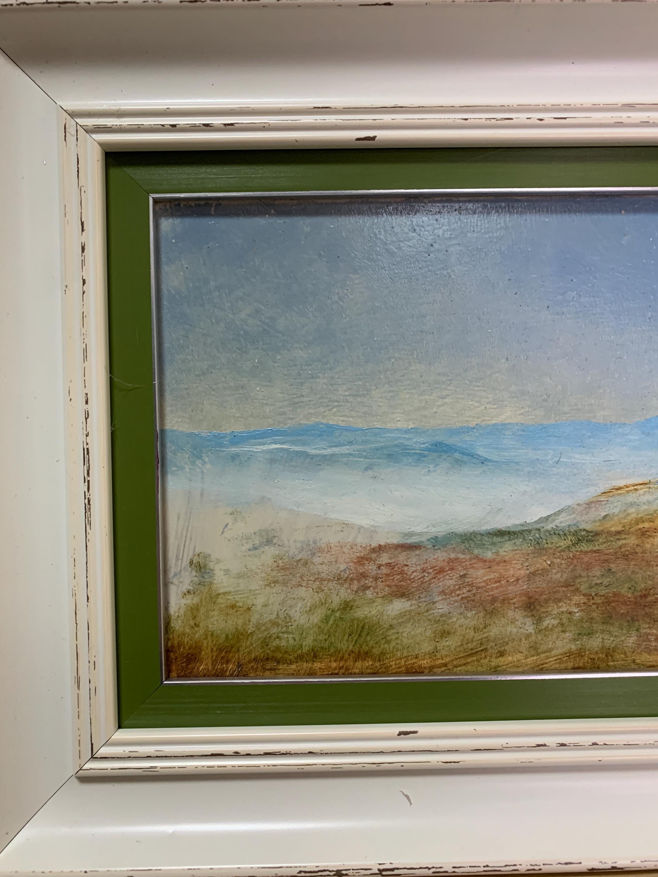 内なる風景 ブイロフ、鮮やかな表現主義の絵画「アゾフ草原の風景」オリジナルの