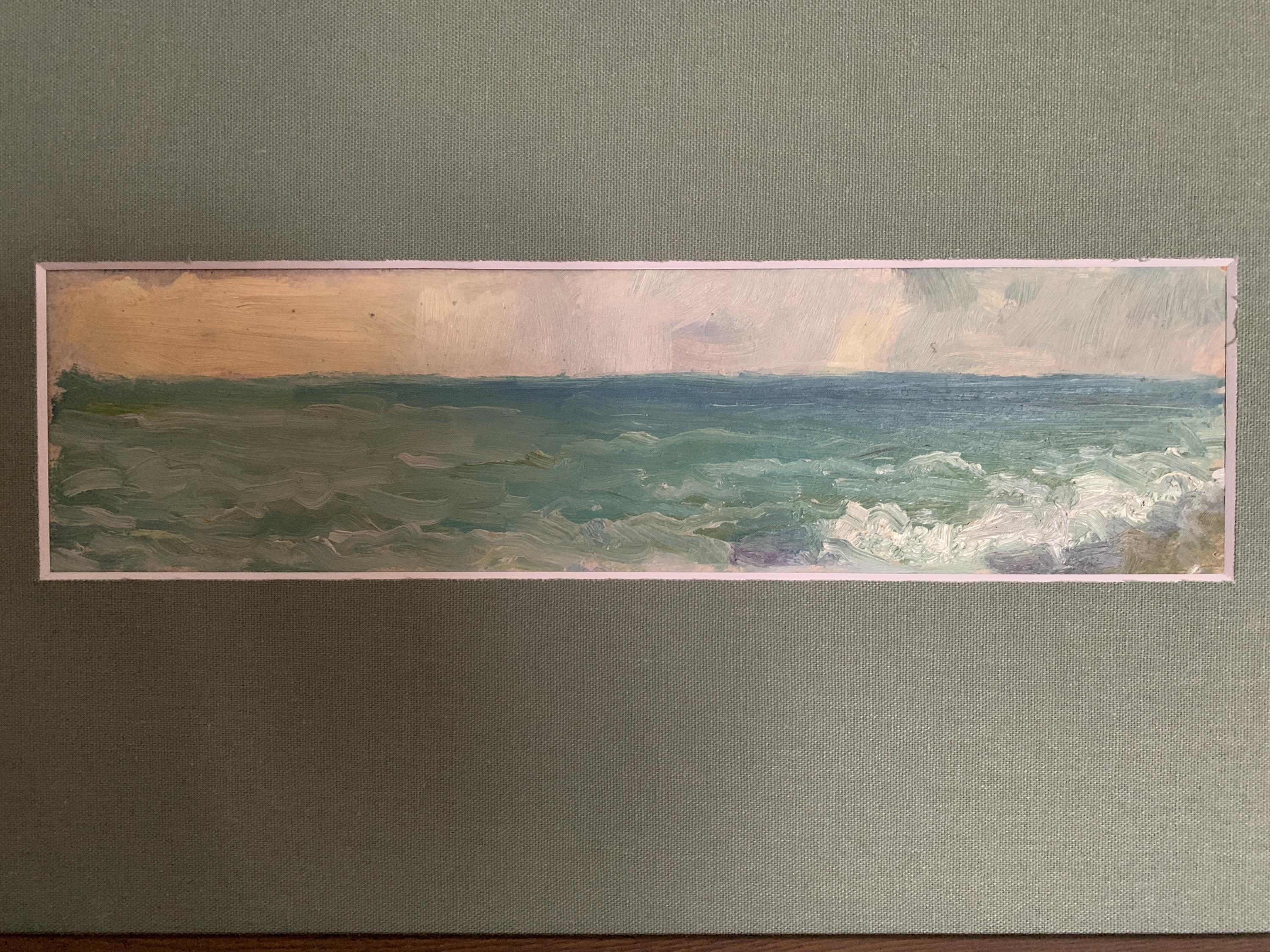 海景油絵、ヴィンテージウクライナ美術 - ガヴジンスキー・アルビン作