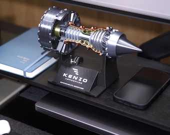 Jet Engine Business Card Holder