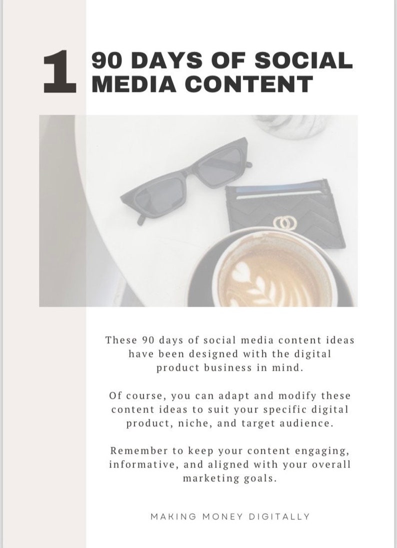 30 Day Content Plan plus Master Resell Rights Digital Marketing With ...