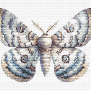 Gráfico de ponto cruz – Mariposa.Borboleta. Cores pastel. Todos os níveis. PK, arquivo PDF, cruz simples, diagramas claros, padrão de crochê, tapeçaria simples.