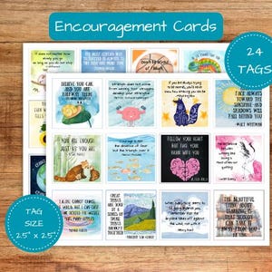 Encouragement Cards, Teen Encouragement Tags, Motivational Quotes, Inspirational Tags, Testing Motivation, Printable Encouragement Cards