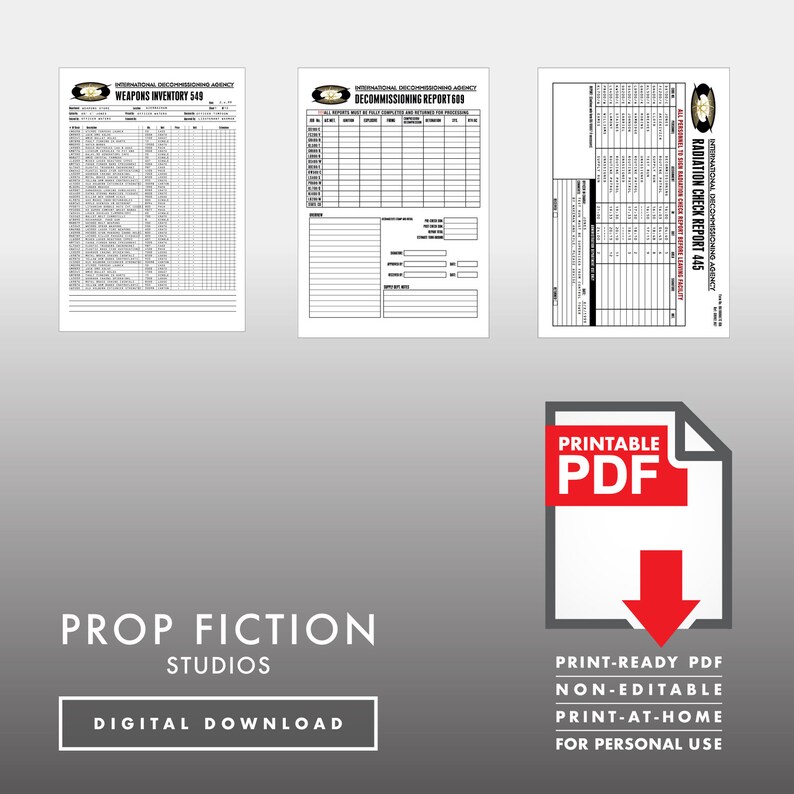 Nuclear Work Package Paperwork Example TWINE: Printable PDF - Set of I.D.A. Paperwork / Nuclear Weapons ...
