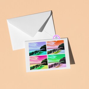 New Zealand Greeting Card • Birthday Card • Colourful Greeting Card • Blank Card • Aotearoa • New Zealand • Blank Inside • Thank You Card