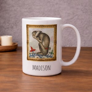 Personalized Mug Hilarious Medieval Monkey