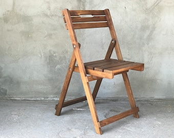 Chaise en bois pliable pour un espace de vie compact | Siège pliant portable et peu encombrant | Chaise pliante en bois naturel pour une utilisation polyvalente