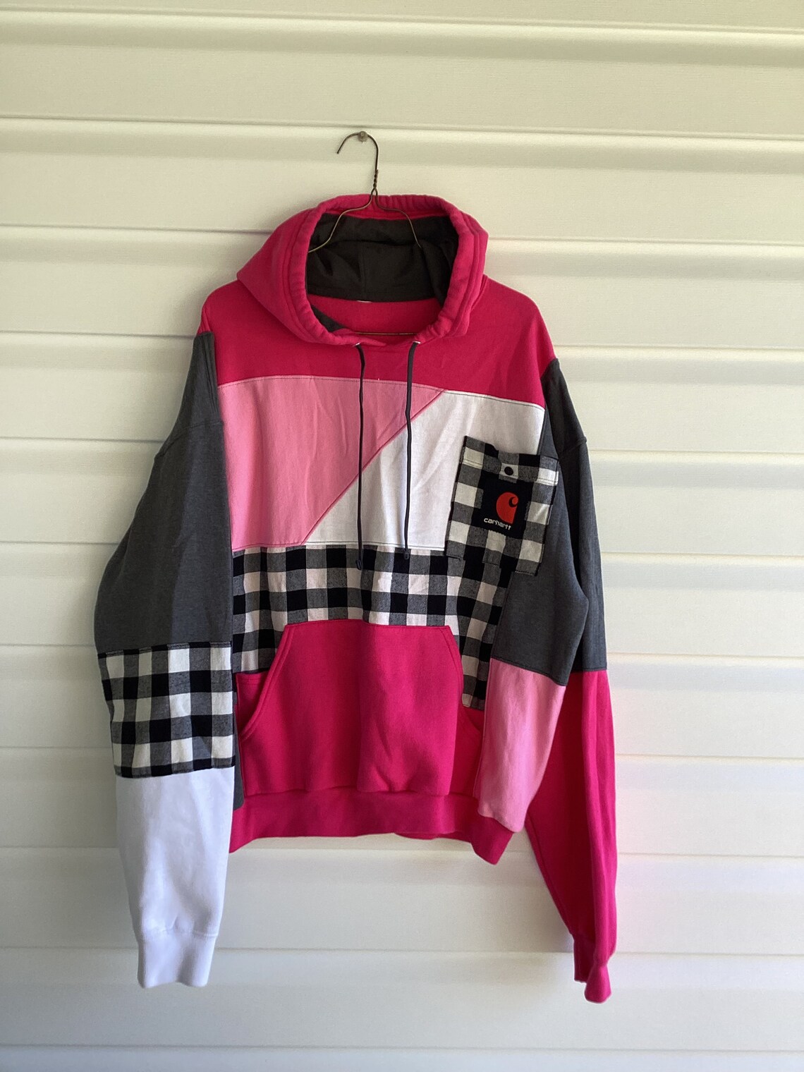 Patchwork  Tie-dyed Hoodies