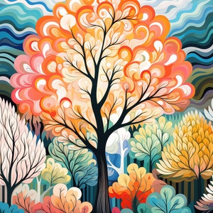 Abstract Art Nature-Inspired Portraits Coloring Pages are a therapeutic delight! Download the PDF file with over 50 designs, ready to be printed and colored. Experience the joy of adding your personal touch to these unique and intricate portraits.
