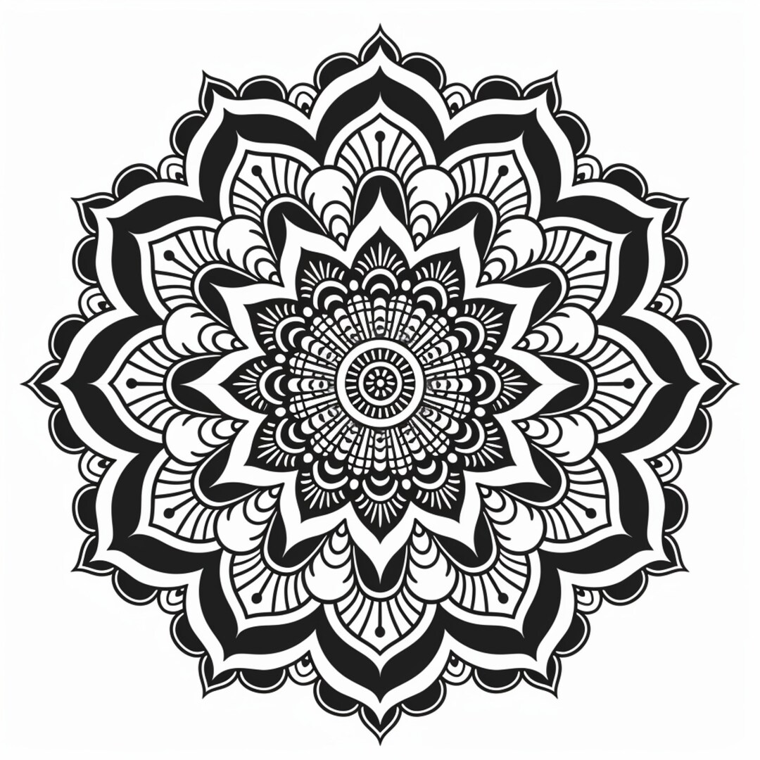 Printable Mandala Coloring Pages PDF - 16 Therapeutic Designs for ...
