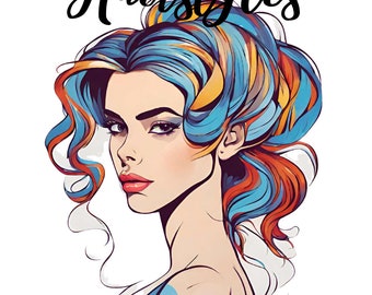 Global Hairstyles Coloring Pages Collection by Blululi