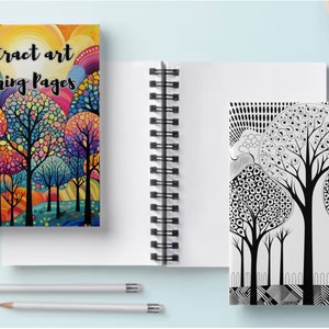 Abstract Art Nature-Inspired Portraits Coloring Pages are a therapeutic delight! Download the PDF file with over 50 designs, ready to be printed and colored. Experience the joy of adding your personal touch to these unique and intricate portraits.