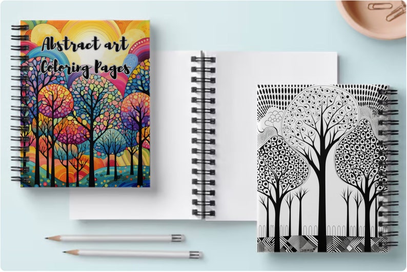 Abstract Art Nature-Inspired Portraits Coloring Pages are a therapeutic delight! Download the PDF file with over 50 designs, ready to be printed and colored. Experience the joy of adding your personal touch to these unique and intricate portraits.