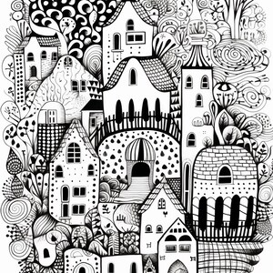 Abstract Art Nature-Inspired Portraits Coloring Pages are a therapeutic delight! Download the PDF file with over 50 designs, ready to be printed and colored. Experience the joy of adding your personal touch to these unique and intricate portraits.
