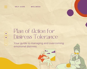 Self help guide  | practical follow along steps for Stress Management, Self-Care Printable PDF