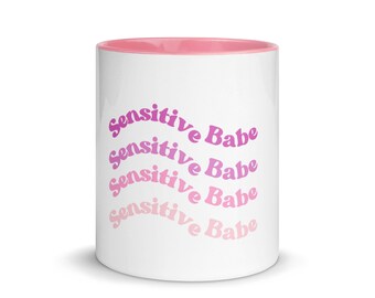 Sensitive Babe Pink Mug