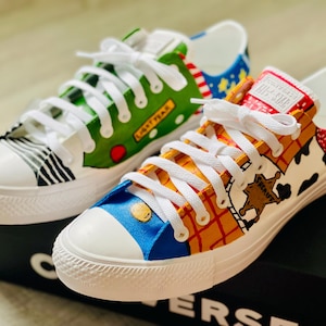 Hand Painted Converse, Toy Story Themed