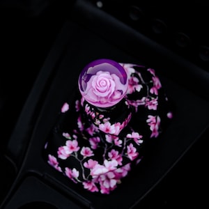 Sakura Rounded  Shift Knob + Free Stickers !