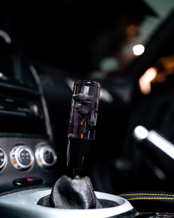 Death Black Roses  - Flower Shift Knob 6" | Universal Manual Car Shifter