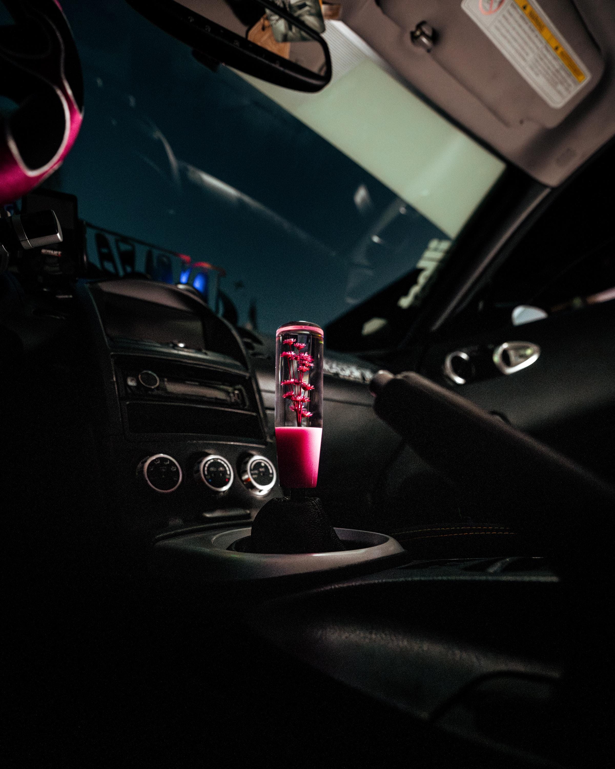 Pink Sakura Flowers Shift Knob | Universal Manual Car Shifter - Etsy