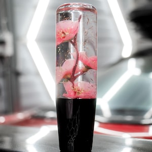 Gold Flaked Pink Azalea Shift Knob + Free Stickers !