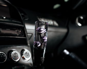 Deadly Purple Roses 6 Inch Shift Knob