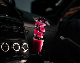 Crystal Bloom With Glitter- Flower Shift Knob 6" | Roses Universal Manual