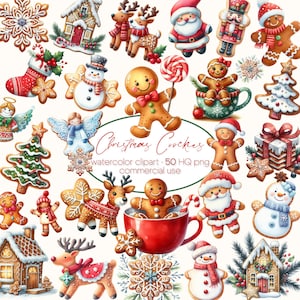 Aquarell Lebkuchen Mann Png, Lebkuchen Clipart, Weihnachtsplätzchen, Winter Clipart, niedliche Weihnachten Png, Lebkuchen Haus Clipart