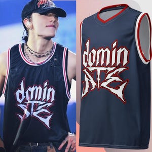 Stray Kids Custom DominATE World Tour 2025 Jersey Customizable Personalised Shirt Kpop Tank Top SKZ Merch, Gift , Hyunjin, Bangchan, concert