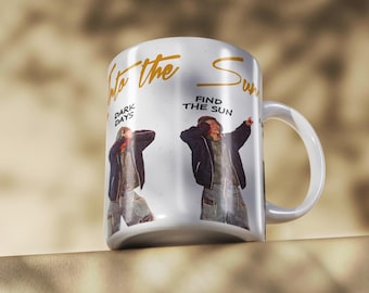 Tazza BTS V, merchandising Kim Taehyung Into the Sun, regalo Kpop per ARMY, tazza da caffè carina Taehyung Arirang in the Rain, tazza in ceramica articolo per fan