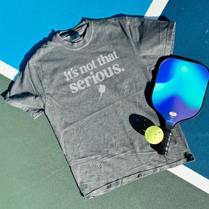 Maglietta divertente da pickleball Comfort Colors, non è così serio il giocatore di paddle da pickleball, maglietta da giorno della partita di pickle