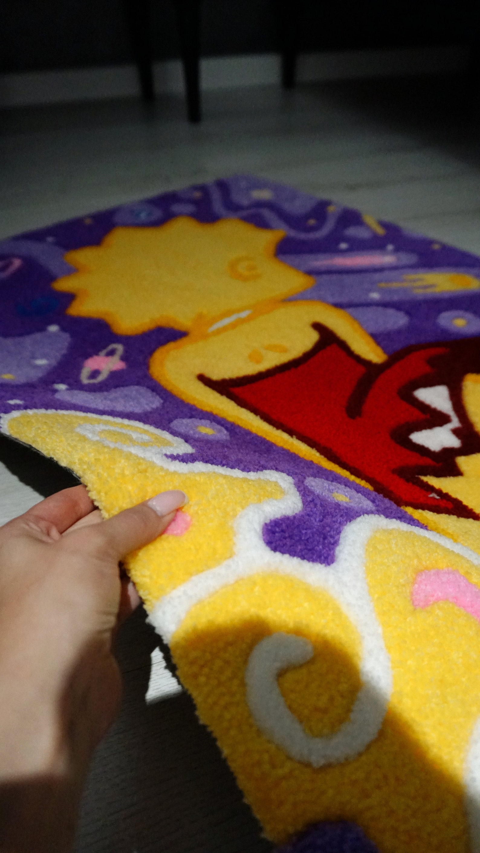 Horny Liza Dreaming Rug Custom Acrylic Cotton Rug Etsy