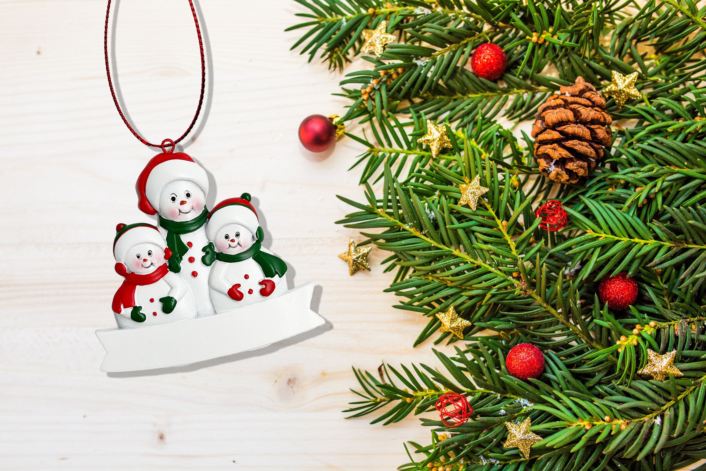 Single Parent Snowman Ornament Personalized Christmas Holiday ...