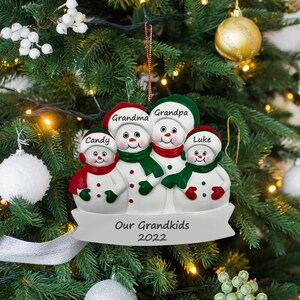 Grandkids Christmas Ornament Personalized, Our Grandchildren Ornament ...