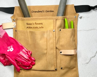 Gardening Belt Personalized Garden Tool Pouch Waist Bag for Tools