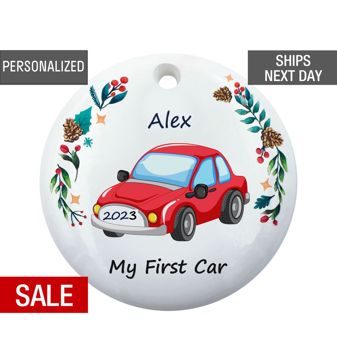 New Car Christmas Ornament My First Car New Driver Gift Our Etsy